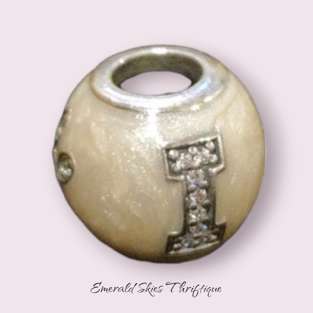 Authentic Pandora Sterling Silver I Love My Pet Enamel Charm 791712cz ALE